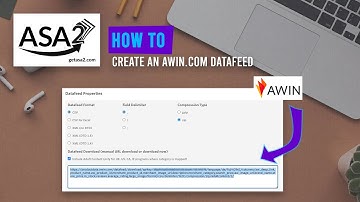 How to create an Awin.com data feed that can be used with ASA2