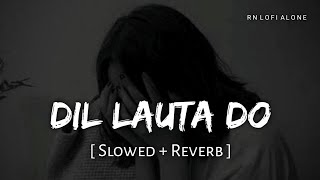 Dil Lauta Do - Lofi (Slowed   Reverb) | Jubin Nautiyal, Payal Dev | RN Lofi Alone