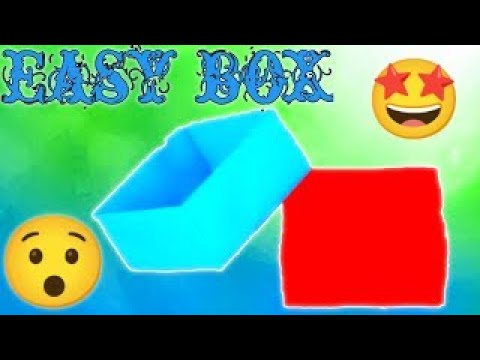 Easy Origami Masu Box Tutorial - Origami Box Folding | How to Make ...