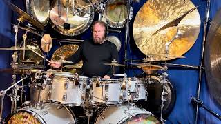 Ludwig 7ply Maple Classic Kit with Paiste, Zildjian &amp; Sabian Cymbals.