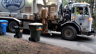 Lemay garbage truck recycle 