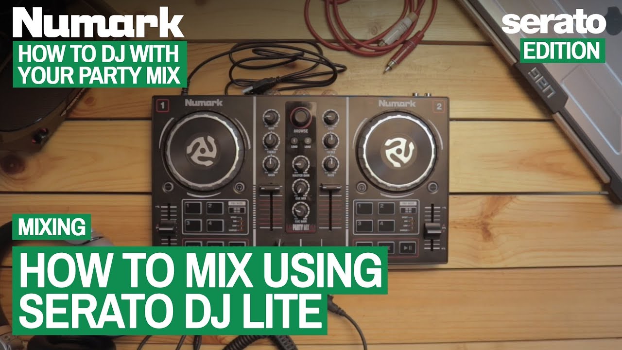 Numark Party Mix Mini Course - Serato DJ Lite Overview - YouTube