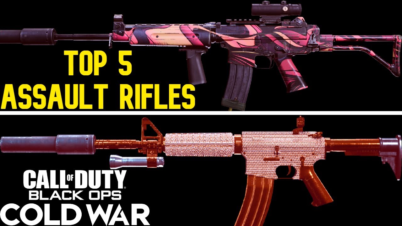 the TOP 5 BEST ASSAULT RIFLES in COLD WAR! (BEST CLASS SETUPS!) - Black ...