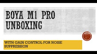 Boyaboya Mic Boya M1 Pro Boya Mic For Audio Recordingmicro Phone For Online Teaching