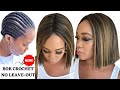 🔥How To : CROCHET USING BRAIDING HAIR / 🚫 NO LEAVE-OUT / Protective Style/ Tupo1