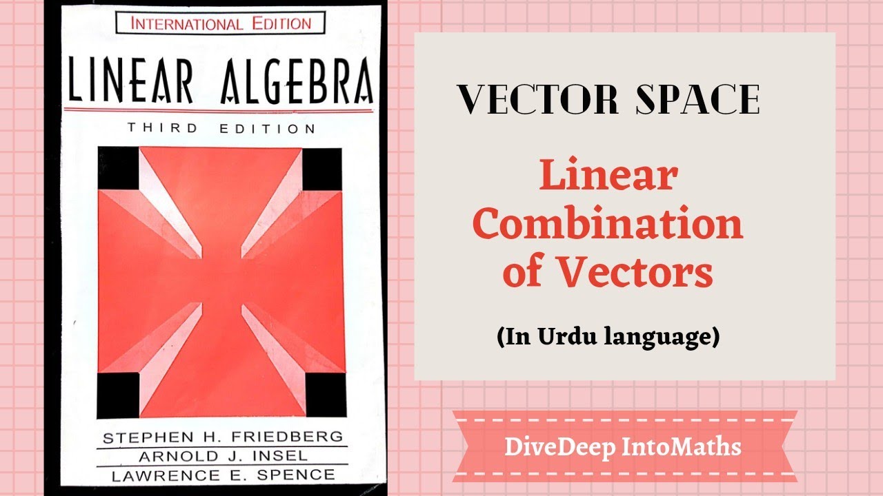 Linear combination | how to determine if one vector is linear combination of other vectors