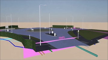 Example 3D Model showing underground utilities