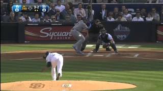 2012/04/05 Volquez's seven strikeouts