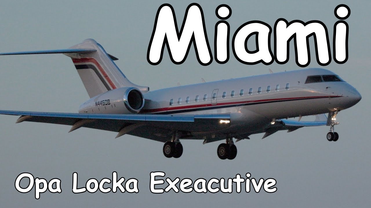 Where the Rich Fly From: Private Jets at Opa Locka Executive Airport, Miami