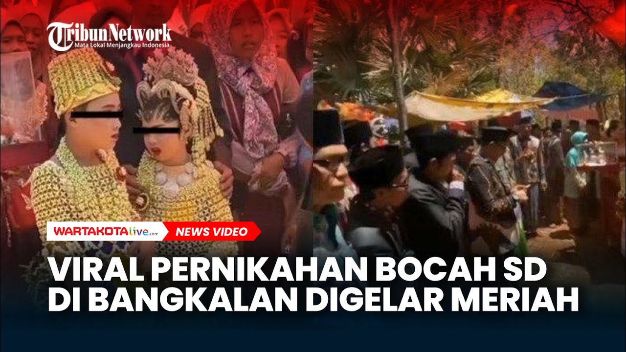 Viral Pernikahan Dua Bocah SD Digelar Secara Meriah di Bangkalan Madura -  YouTube