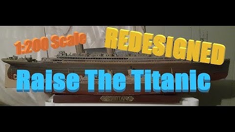 1:200 Scale REDESIGNED Raise the Titanic Model Build. Part 5, Upper decks (Continued)