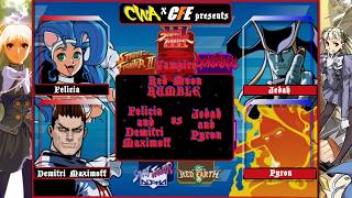 CAPCOM Fighting Evolution [CFC2/XOne] CFE+VAMPIRE #REDMOON RUMBLE: Felicia & Demitri v Jedah & Pyron