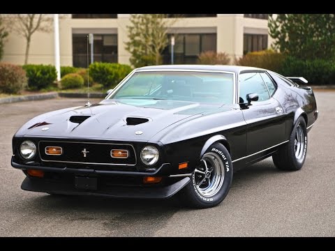 1971 Ford Mustang Mach 1 - Raven Black - YouTube