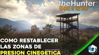 The Hunter Call of the Wild - Como borrar la presion cinegetica de las reservas | Quitar zonas morad screenshot 4