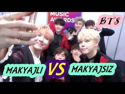 BTS ÜYELERİNİN MAKYAJSIZ HALLERİ