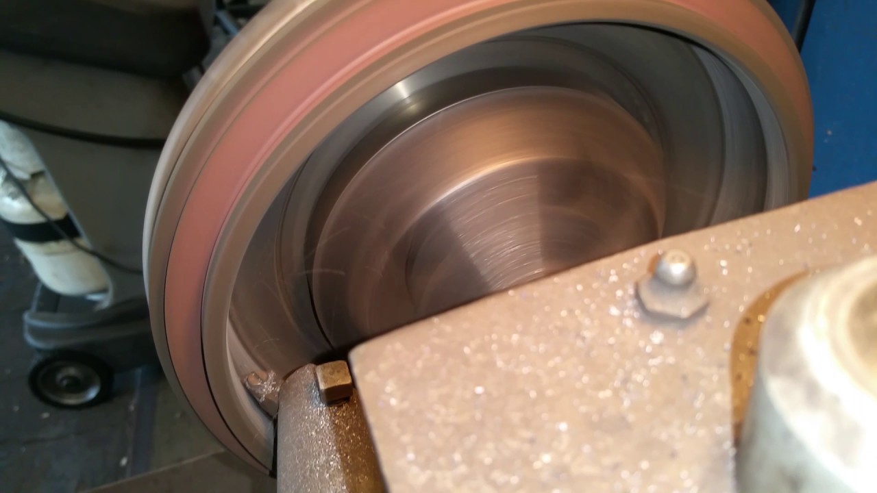 Machining a drum brake. YouTube
