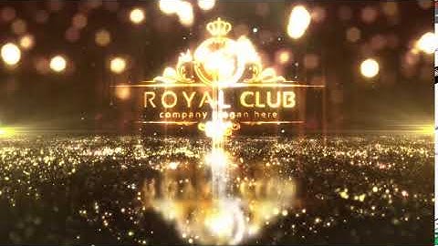 Gold Particles Intro | AFTER EFECTS | AE LOGOES