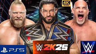 WWE Wrestling Roman Reigns Vs John Cena Vs Jey Uso Vs Brock Lesnar #Shorts #short #wwe#ps5 #wwe2k25
