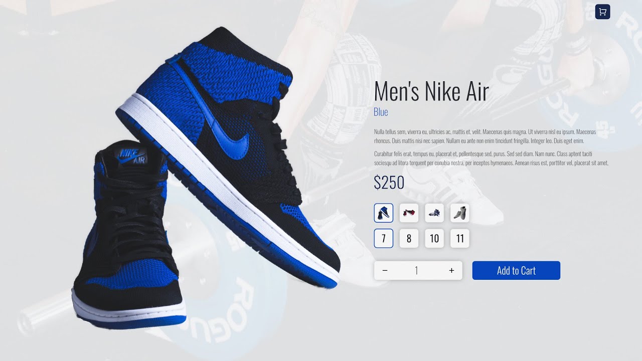 How to Create an eCommerce Product Page with HTML, CSS, and JS - YouTube