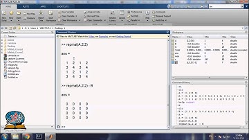 Matlab - Session #2 (Part #1) (Matrix Manipulation and Apps.)