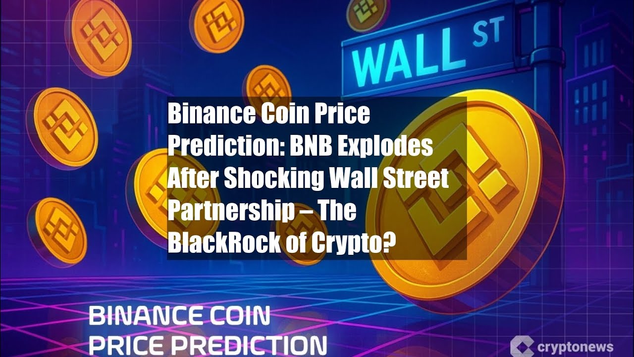Binance Coin Price Prediction: BNB Explodes After Shocking Wall - YouTube