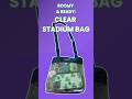 The clear bag that walks right through stadium security 🏟️"
