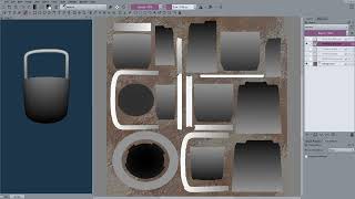 Distance gradients in View3D plugin for Krita