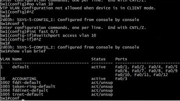 CCNA And CCNP SWITCH QuizLab:  The VLAN Trunking Protocol