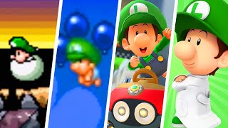 Evolution of Baby Luigi (1995 - 2021)