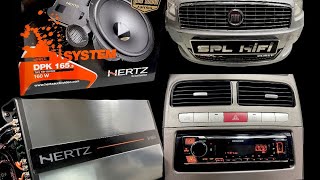 Fiat Linea Hertz Dpk 165 Midtakımı Hertz H 604 Amplifikator Kenwood Kmm bt 356