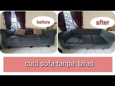 cuci sofa tanpa bilas