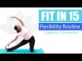 Yoga flexibility routine  improve hamstring flexibility  fit in 15  yogalates with rashmi