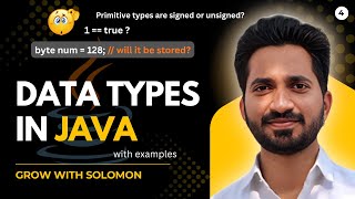 Java Data Types explained with examples | Beginner friendly | #java #datatypes