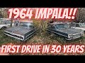 Saved from the salvage yard! 1964 Chevy Impala! Off the road for 28 years! Will it run?!?