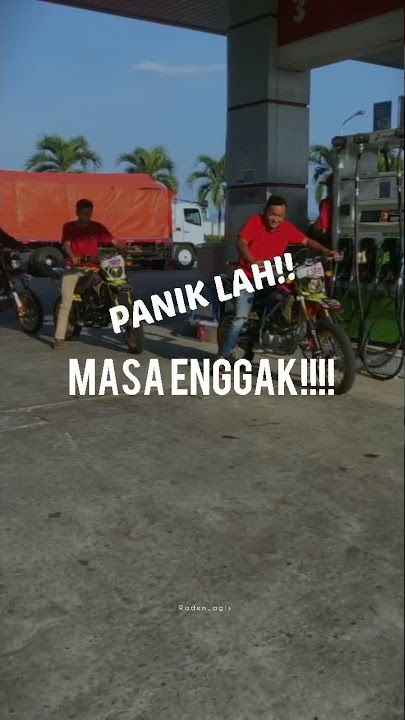 Story wa kocak supermoto prank di pom SPBU 🤣🤣