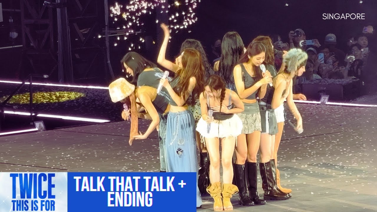 251011 TWICE 🎵 Talk That Talk @ THIS IS FOR Singapore - 4K Fancam 직캠