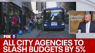 NYC migrant crisis: All city agencies to slash budgets by 5%