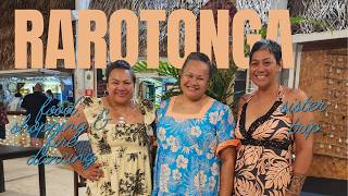 Samoan Sisters Trip to Rarotonga 🇨🇰 | Cook Islands Travel Vlog, Local Food, Shopping & Fire Dancing