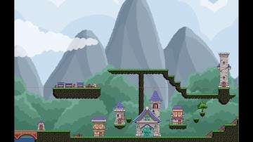 Godot 2D pixel art platformer game part 6(village level start)