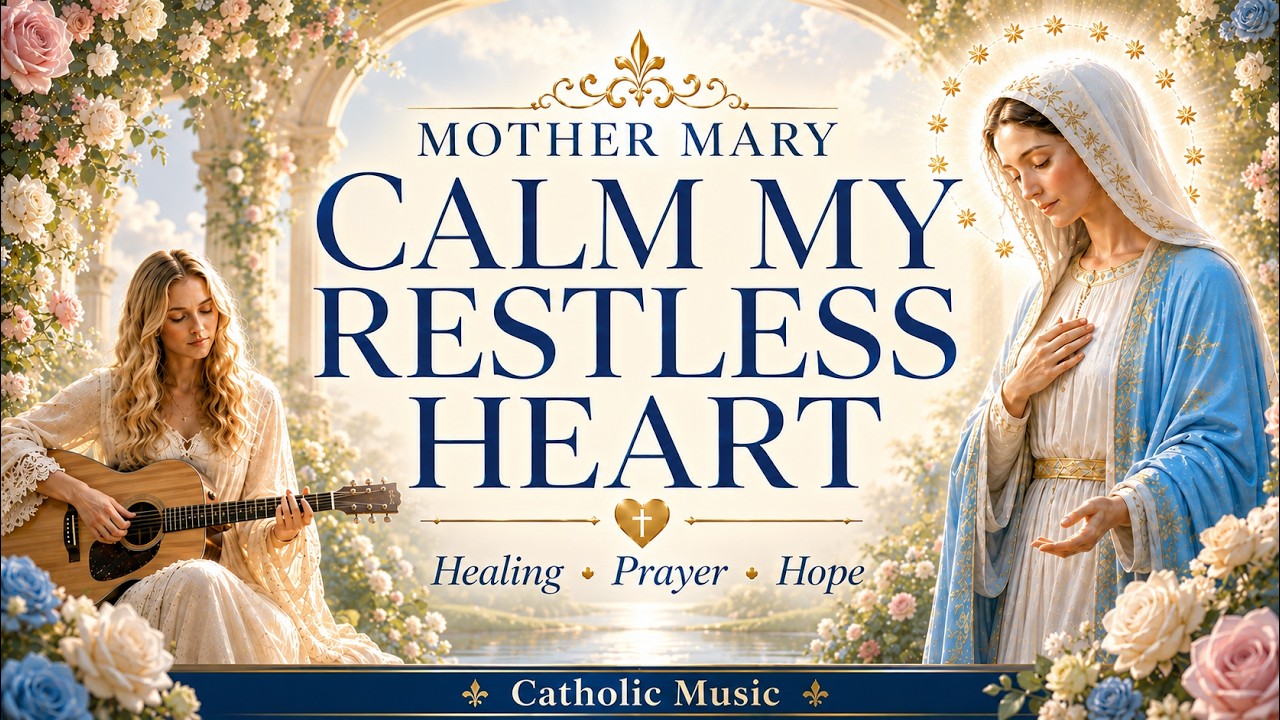 Mother Mary, Calm My Restless Heart 🌸 Marian Songs for Healing, Prayer and Hope | Catholic Music