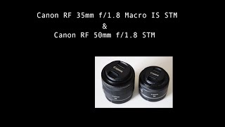 Обзор объективов Canon RF 35 и 50 мм с F 1.8