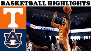 Tennessee vs Auburn Basketball Highlights - UPSET ALERT!