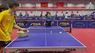 Butterfly Training Tips with Tiffany Ke - Forehand Push Backhand Loop