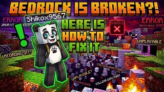 How to fix Aternos server probem after update. Bedrock MCPE ANDROID/IPHONE. ANY NETWORK 