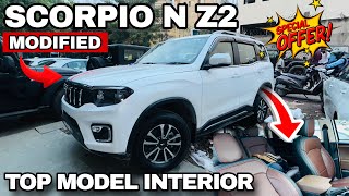 2025 SCORPIO N MODIFIED WITH PRICE🔥 SCORPIO N BASE TO TOP🔥 SCORPIO N LUXURY INTERIOR🔥 #mahindra