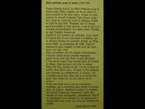 Frank Martin plays Piano Preludes 1-4