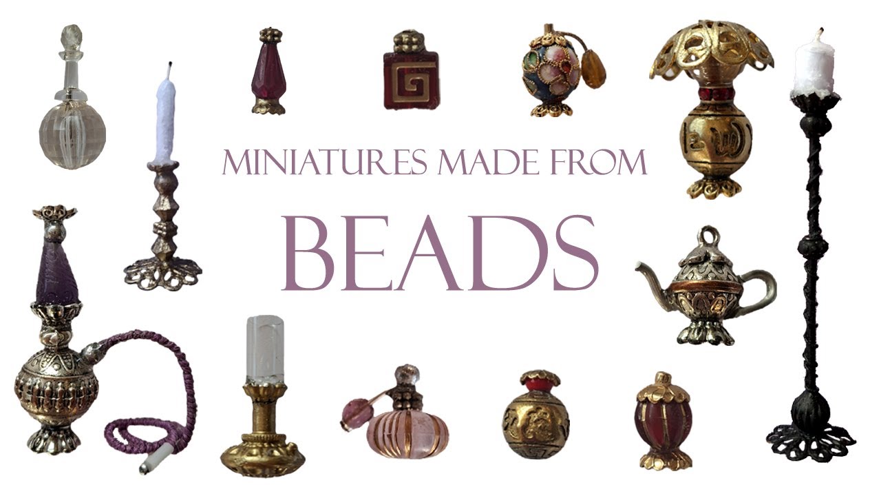 DIY Dollhouse Miniatures Made With Beads! - YouTube