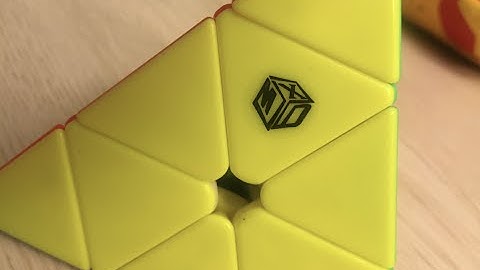 QiYi Magnetic Pyraminx (Bell) unboxing