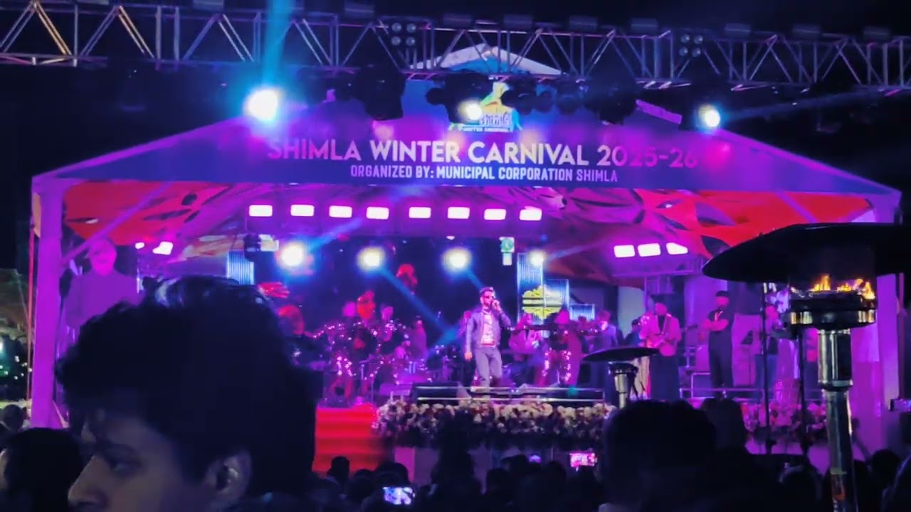 Shimla winter carnival 2025 2026 night show.