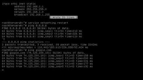 Konfigurasi Router Debian 8